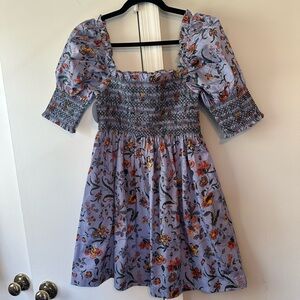 NWT HILL HOUSE Lila Nap Dress in Thistle Fleur Chintz 💚💜 Size XS